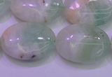 CFL1221 15.5 inches 18*25mm oval green fluorite gemstone beads