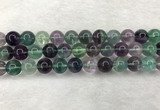 CFL1465 15.5 inches 13mm round A grade fluorite gemstone beads