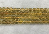 CFL1510 15.5 inches 10mm round yellow fluorite gemstone beads