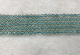 CFL1514 15.5 inches 4mm round blue fluorite gemstone beads