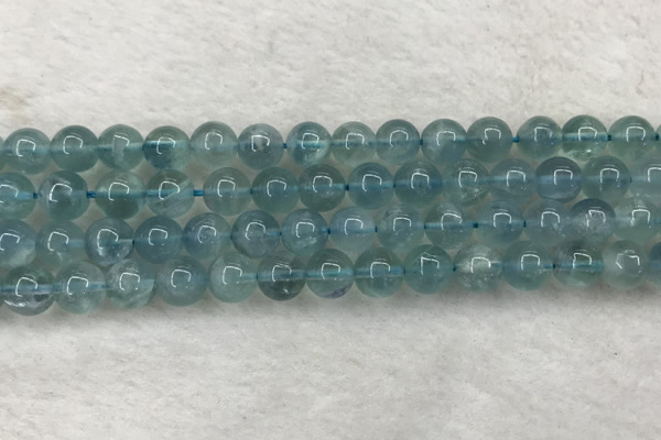 CFL1516 15.5 inches 8mm round blue fluorite gemstone beads