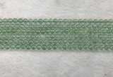 CFL1521 15.5 inches 4mm round green fluorite gemstone beads