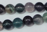 CFL153 15.5 inches 12mm round natural fluorite gemstone beads wholesale