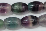 CFL159 15.5 inches 15*20mm rice natural fluorite gemstone beads