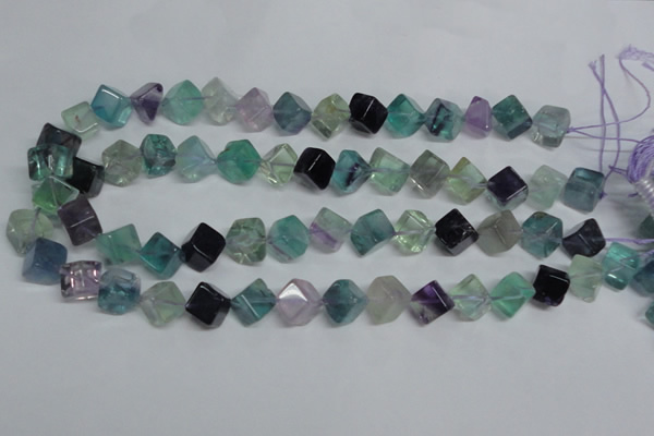 CFL310 15.5 inches 8*8mm cube natural fluorite beads