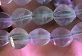 CFL416 15.5 inches 6mm faceted nuggets fluorite gemstone beads