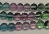 CFL552 15.5 inches 8mm round fluorite gemstone beads wholesale