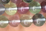 CFL582 15.5 inches 8mm round AAAA grade fluorite gemstone beads