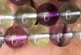 CFL587 15.5 inches 8mm round AAAAA grade fluorite gemstone beads