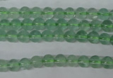 CFL601 15.5 inches 6mm round AB grade green fluorite beads wholesale