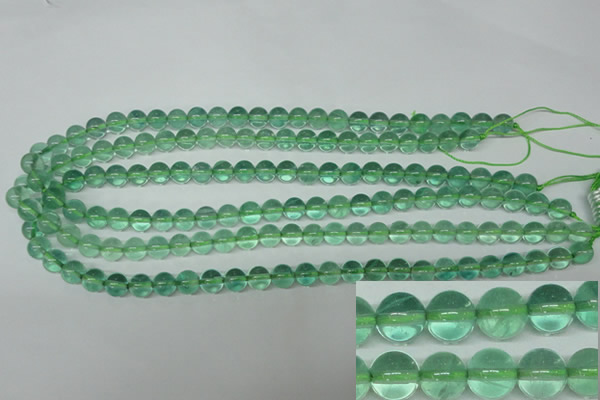 CFL612 15.5 inches 8mm round A grade green fluorite beads wholesale