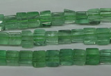 CFL631 15.5 inches 6*6mm cube green fluorite beads wholesale