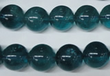 CFL675 15.5 inches 14mm round A grade blue fluorite beads wholesale