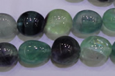 CFL722 15.5 inches 13*16mm nuggets natural fluorite beads wholesale