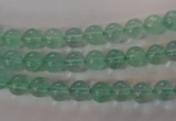 CFL851 15.5 inches 6mm round green fluorite gemstone beads