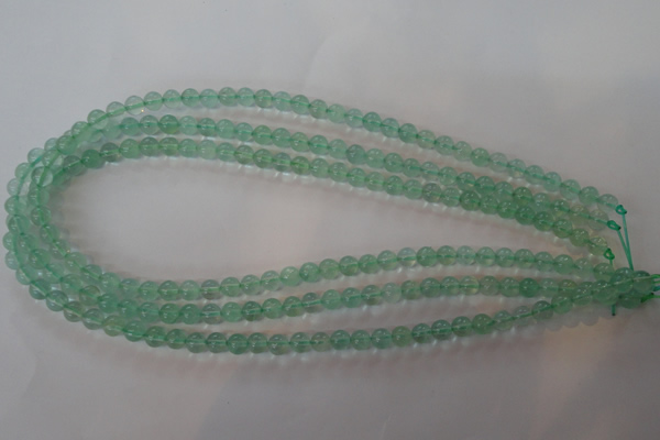 CFL851 15.5 inches 6mm round green fluorite gemstone beads