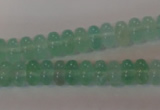 CFL858 15.5 inches 5*8mm rondelle green fluorite gemstone beads