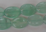 CFL866 15.5 inches 13*18mm oval green fluorite gemstone beads