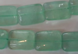 CFL870 15.5 inches 13*18mm rectangle green fluorite gemstone beads