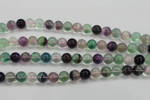 CFL905 15.5 inches 10mm round rainbow fluorite gemstone beads