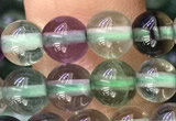 CFL919 15.5 inches 6mm round fluorite gemstone beads