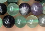 CFL925 15.5 inches 8mm round fluorite beads wholesale