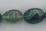 CFL955 15.5 inches 20*26mm nuggets natural fluorite beads wholesale