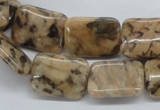 CFS16 15.5 inches 15*20mm rectangle natural feldspar gemstone beads