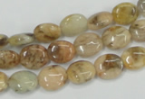 CFS201 15.5 inches 8*10mm oval natural feldspar gemstone beads