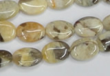 CFS210 15.5 inches 12*16mm oval natural feldspar gemstone beads