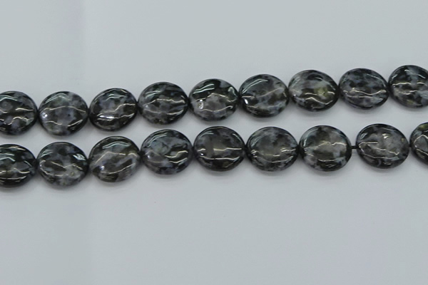 CFS315 15.5 inches 20mm flat round feldspar gemstone beads