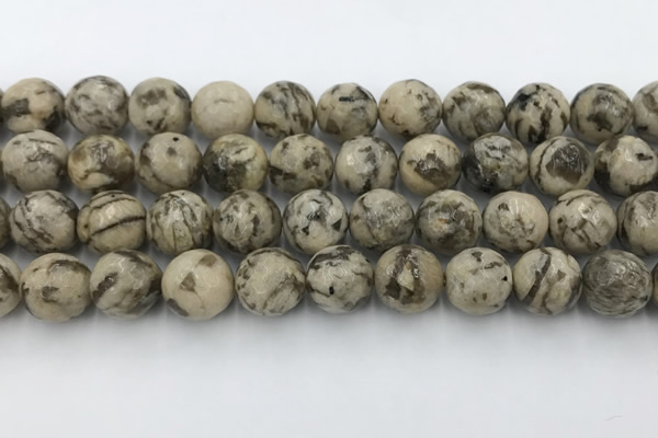 CFS412 15.5 inches 12mm faceted round feldspar beads wholesale