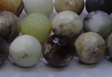 CFW06 15.5 inches 14mm faceted round flower jade beads wholesale