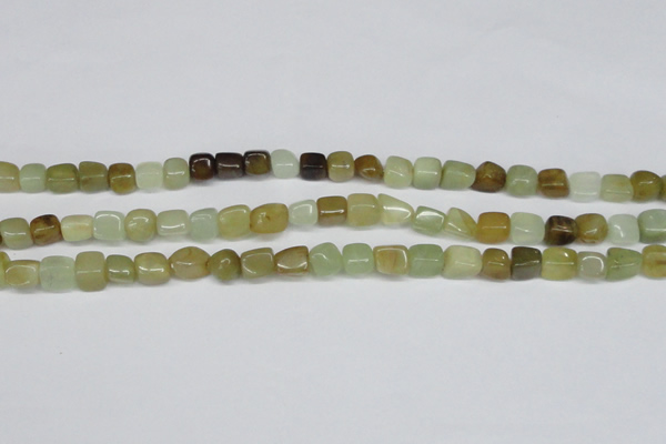 CFW116 15.5 inches 5*8mm - 8*10mm nuggets flower jade gemstone beads