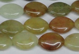 CFW136 15.5 inches 13*18mm marquise flower jade gemstone beads