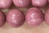 CFW53 15.5 inches 10mm round natural pink wooden jasper beads