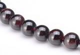 CGA01 8mm round natural garnet gemstone beads Wholesale