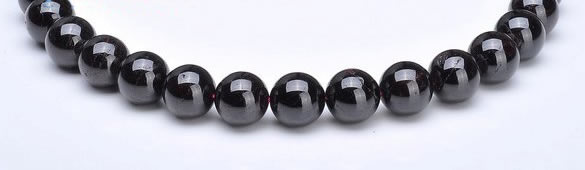 CGA04 Round 14mm natural garnet gemstone beads Wholesale