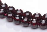 CGA07 multi sizes round natural garnet gemstone beads Wholesale