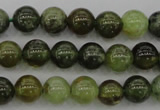 CGA131 15.5 inches 6mm round natural green garnet beads wholesale