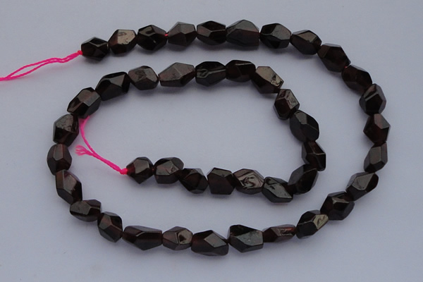 CGA16 15.5 15.5 inches 8*10mm garnet nugget gemstone beads