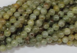 CGA201 15.5 inches 4mm round natural green garnet beads