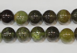 CGA204 15.5 inches 10mm round natural green garnet beads