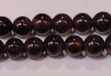 CGA351 14 inches 3mm round natural red garnet beads wholesale