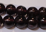 CGA353 14 inches 5mm round natural red garnet beads wholesale