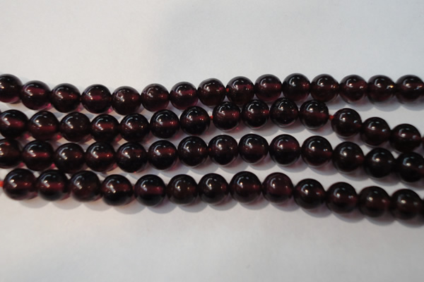 CGA358 15 inches 5mm round natural red garnet beads wholesale