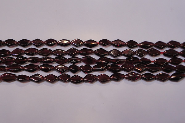 CGA388 15 inches 5*7mm diamond natural red garnet beads wholesale