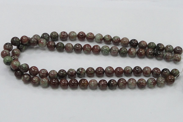 CGA50 15.5 inches 10mm round red green garnet gemstone beads