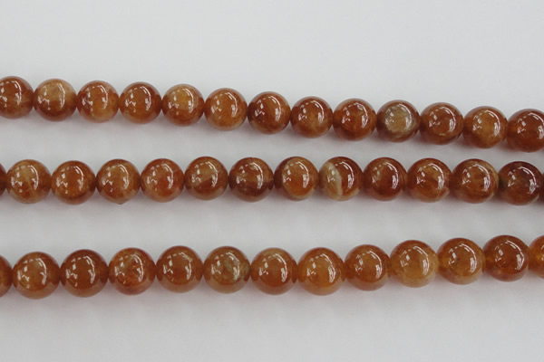 CGA504 15.5 inches 10mm round A grade yellow red garnet beads