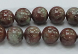 CGA51 15.5 inches 12mm round red green garnet gemstone beads